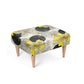 Modern Footstool Yellow