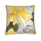 Modern Yellow Flora Pillow