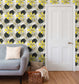 Modern Yellow Flora Wallpaper