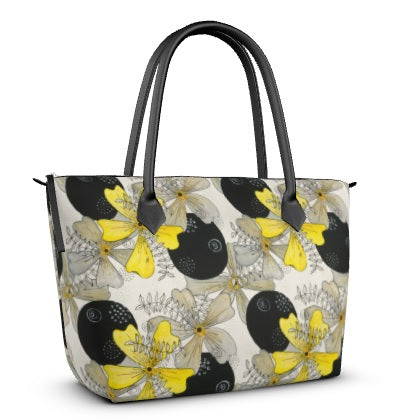 Zipper Travel Tote Yellow