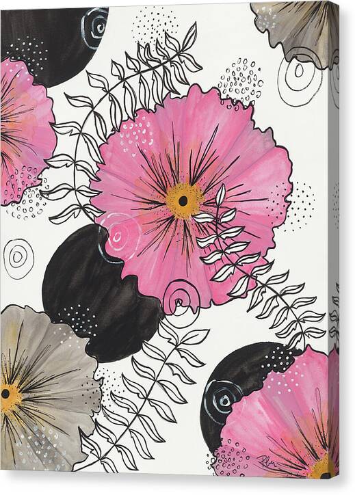 Pink Floral Fine Art Print - Canvas Print