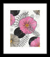 Pink Floral Fine Art Print - Framed Print