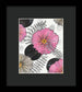 Pink Floral Fine Art Print - Framed Print