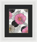 Pink Floral Fine Art Print - Framed Print