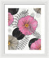 Pink Floral Fine Art Print - Framed Print