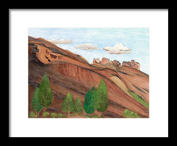 Red Rocks Colorado Fine Art Print - Framed Print