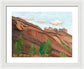 Red Rocks Colorado Fine Art Print - Framed Print