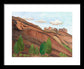 Red Rocks Colorado Fine Art Print - Framed Print