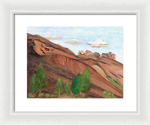 Red Rocks Colorado Fine Art Print - Framed Print