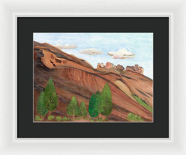 Red Rocks Colorado Fine Art Print - Framed Print