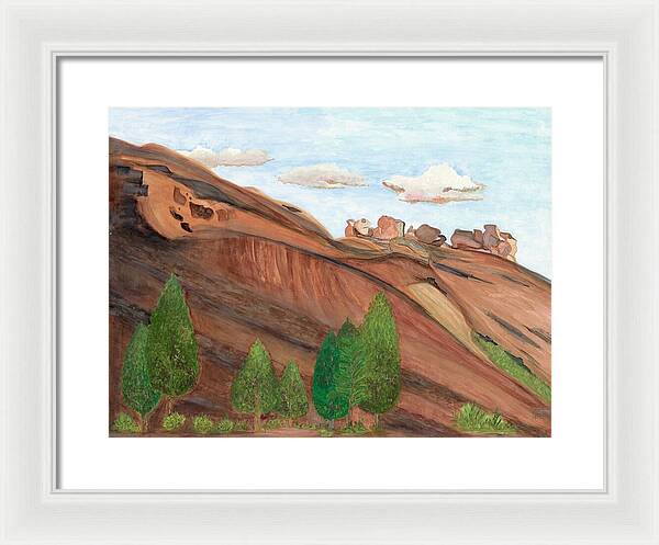 Red Rocks Colorado Fine Art Print - Framed Print