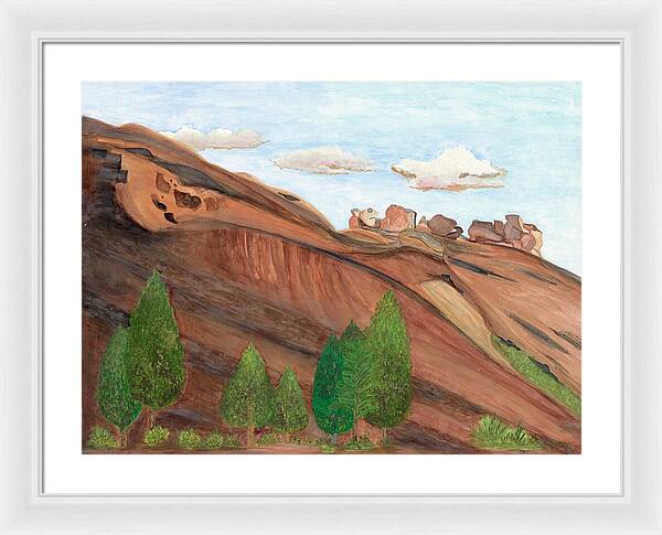 Red Rocks Colorado Fine Art Print - Framed Print