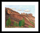 Red Rocks Colorado Fine Art Print - Framed Print