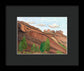 Red Rocks Colorado Fine Art Print - Framed Print