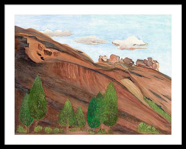 Red Rocks Colorado Fine Art Print - Framed Print