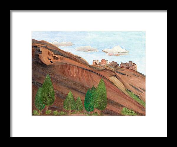 Red Rocks Colorado Fine Art Print - Framed Print