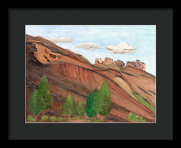 Red Rocks Colorado Fine Art Print - Framed Print