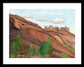 Red Rocks Colorado Fine Art Print - Framed Print