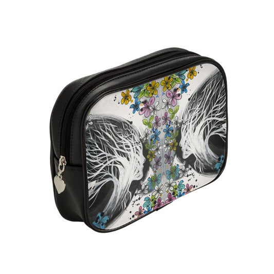 Designer Make Up Bag Black & White