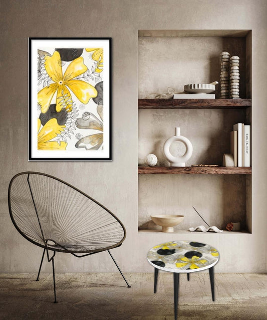 Modern Coffee Table Yellow