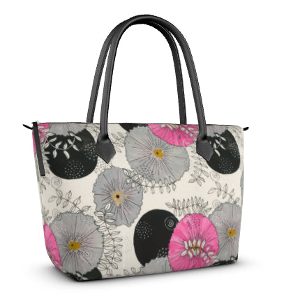 Zipper Travel Tote Pink