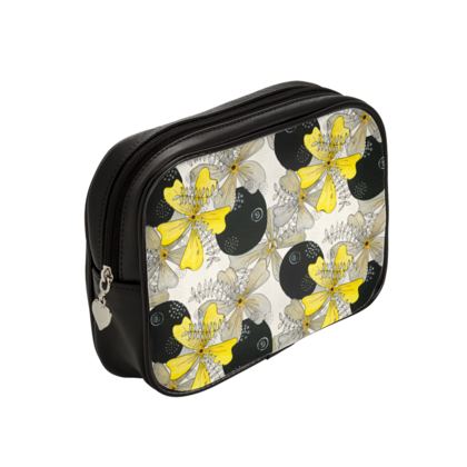 Designer Make Up Bag Yellow